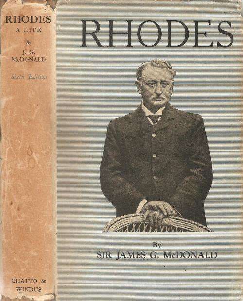 Rhodes  By: Sir James G. McDonald