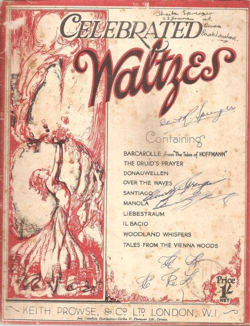 Celebrated Waltzes Edited and Arranged By: Ernest Haywood