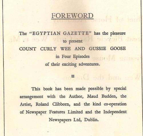 Curly Wee and Gussie Goose by Maud Budden & Ronald Clibborn   **** Scarce Copy***