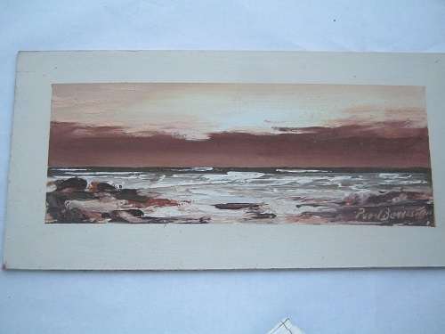A group of 4 P Van Blommestein Signed oil on boards African scenes