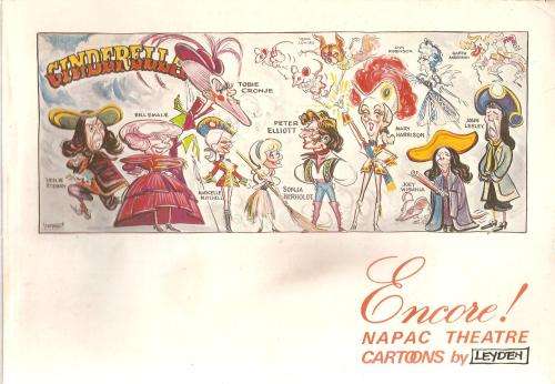 Encore NAPAC Theatre Cartoons  By Leyden *** Signed Copy***