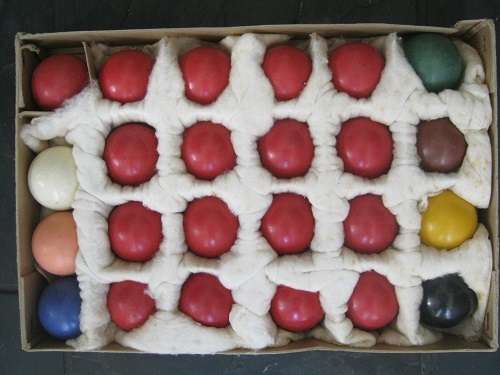 Super Crystalate Snooker Balls complete set in box Made in England