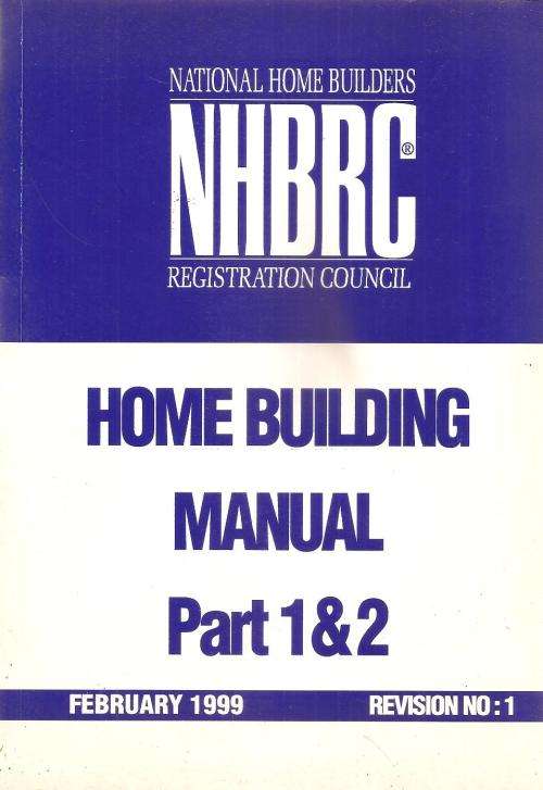 Home Building Manuals I, II & III By: National Home Builders Registration Council