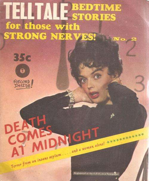 Tell Tale Bedtime Stories - Death Comes at Midnight ( a story on a 33 1/3 small record)