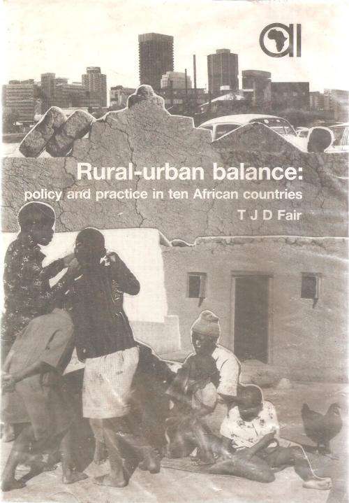 Rural-Urban Balance  By: T. J. D. Fair