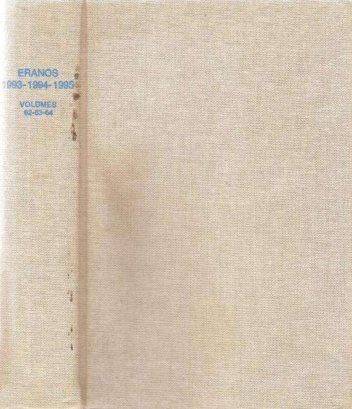 Eranos 1993, 1994, 1995 Yearbook Vol 62-64 Eranos I-Ching Project - Translated By: Rudolf Ritsema &
