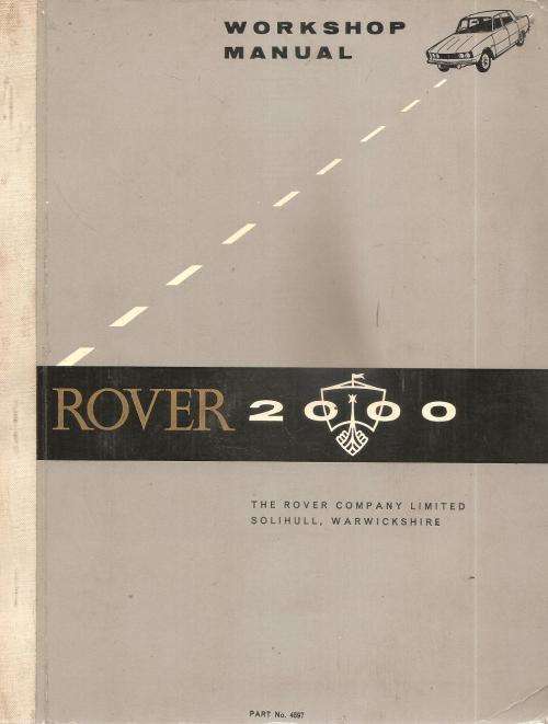 Workshop Manual Rover 2000