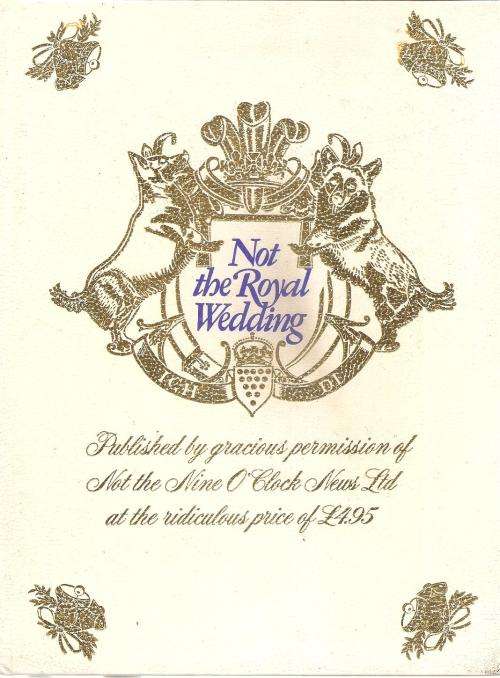 Not the Royal Wedding
