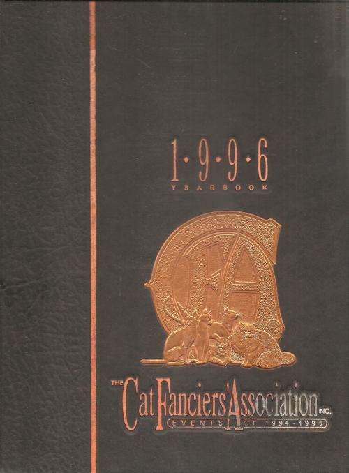 1996 Yearbook - The Cat Fanciers Association Events of 1994-1995