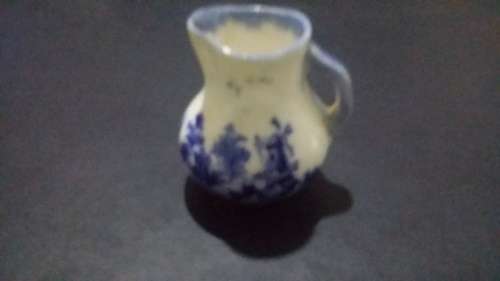 Royal doulton Miniature Norfolk blue & white Jug 55mm high