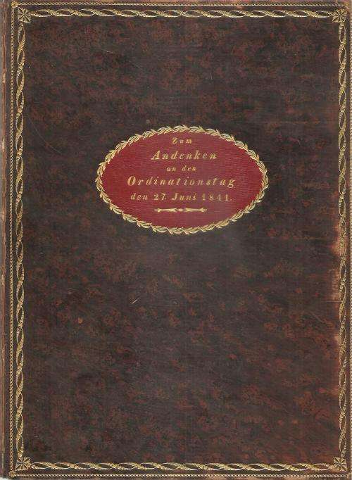 Kirchen und Schul Rechts 1840 Leatherbound text in German