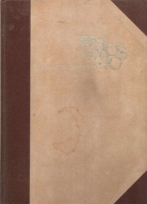 Who`s Who in South African Racing Ed. C. R. R. Pinnell