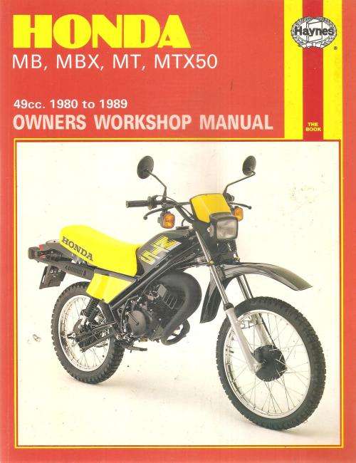 Honda MB, MBX, MT, MTX50 Owners Workshop Manual By: Jeremy Churchill