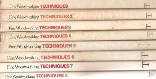 Fine Woodworking Techniques 8 Volumes