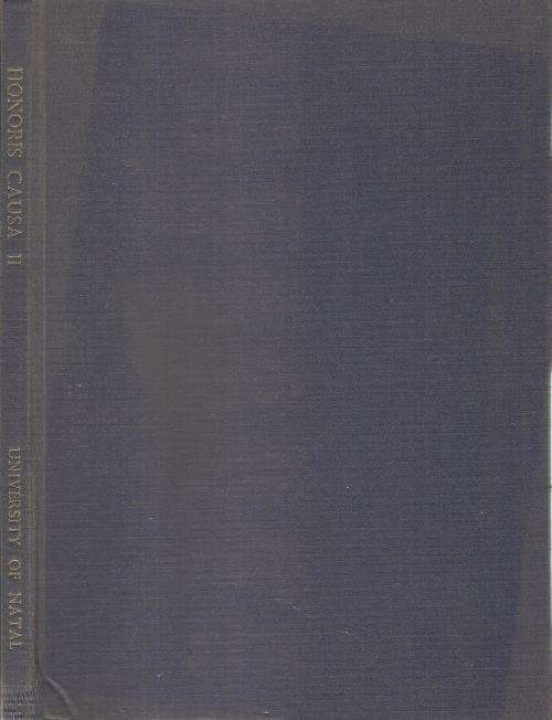 Honoris Causa II  J. V. O. Reid