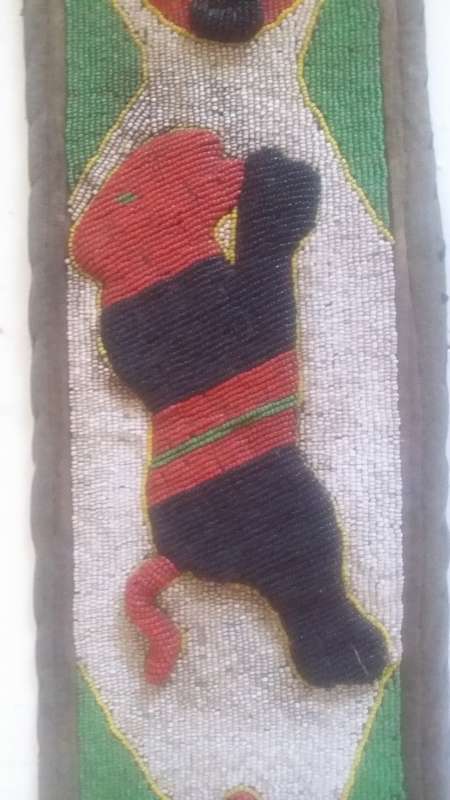 Early Yoruba Beaded Belt **Stunning early Piece Africana**