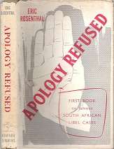 Apology Refused By Eric Rosenthal