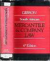 South African Mercantile And Company Law By J. T. R. Gibson **Ex - Library**