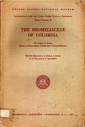 The Bromeliaceae Of Colombia - By Lyman B. Smith
