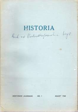 Historia - 1968 Edition - Text In English & Afrikaans