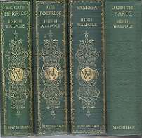 Set Of Four Novels By Hugh Walpole **4 VOLUME SET**