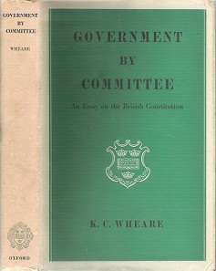 Government By Committee - By K. C. Wheare
