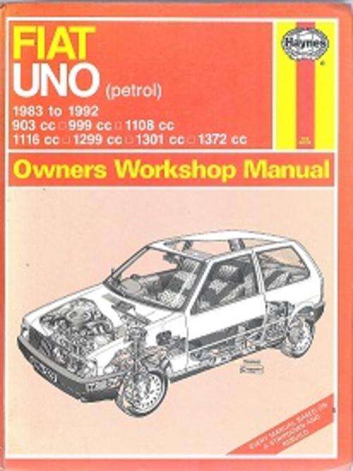 Fiat Uno petrol 1983 to 1992 Haynes Owners Workshop Manual by P Strasman