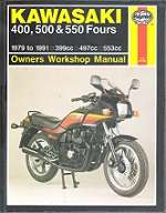 Kawasaki 400, 500 & 550 Fours Owners Workshop Manual Haynes 910