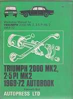 Triumph 2000 Mk 2, 2,5 PI Mk 2 1969-72 Autobook