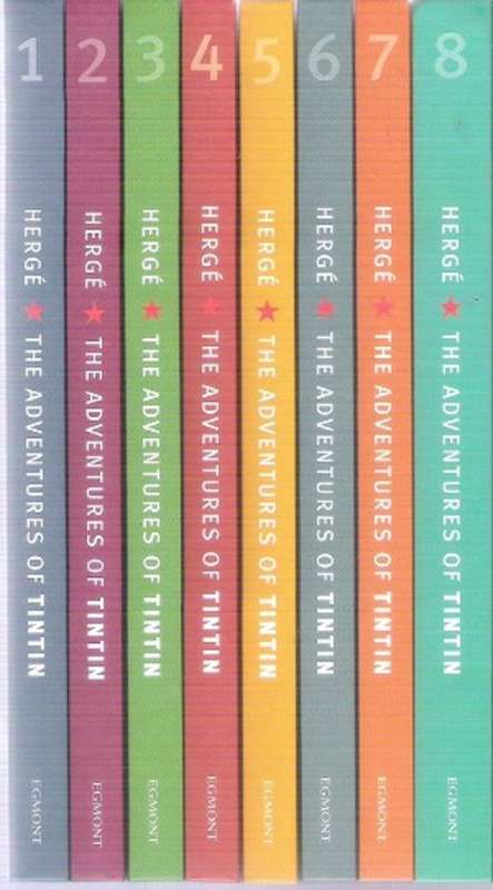 Adventures of TinTin (8 Volume Set) - By Herge