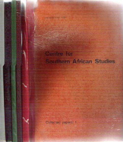 University of York - Centre for Southern African Studies Collected Papers (5 Volumes)