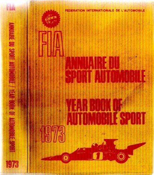 FIA Year Book of Automobile Sport 1973