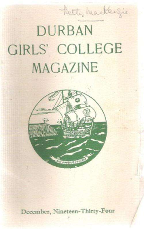 Durban Girls` College Magazine December 1934