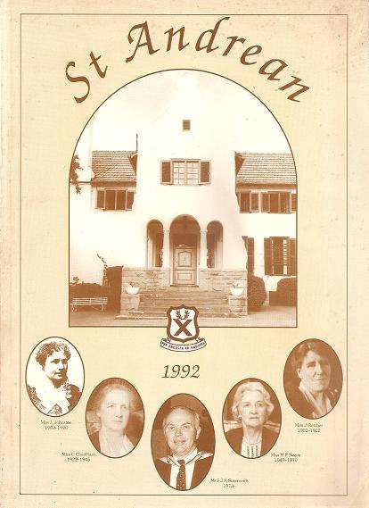 St Andrean 1992  Editor : Mrs. C. Tedder