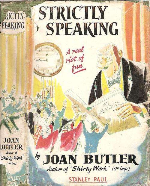 Strictly Speaking   By Joan Butler   **** Scarce Copy****