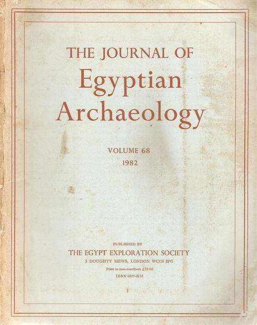 The Journal of Egyptian Archeology (7 Volumes)  By: The Egyptian Exploration Society