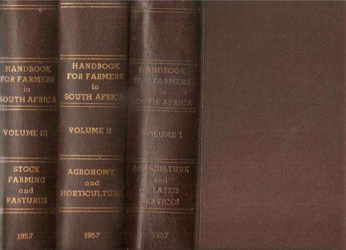 Handbook for Farmers in South Africa  3 Volumes Compiled by the Ministry of Agriculture