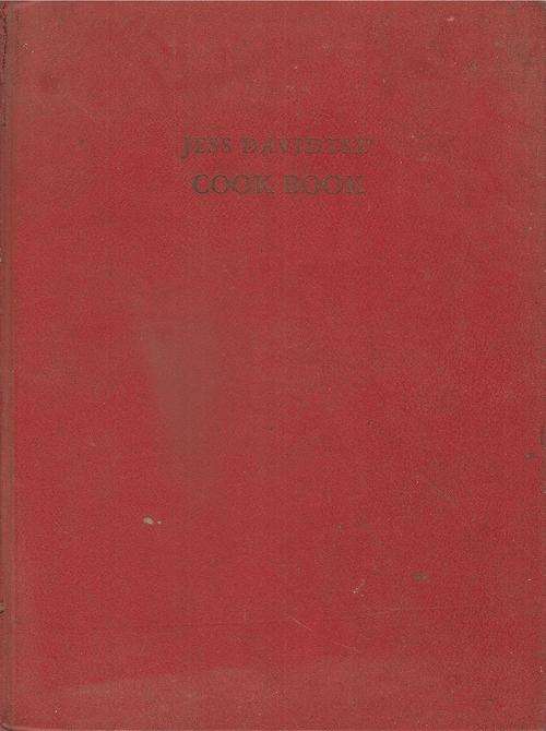 Jess Davidtsz' Cook Book