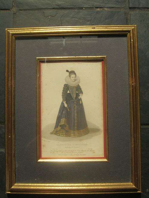 4 x Pen & ink coloured drawings from Dobbs & Street Publishers 15 Carey street London 1835-1838