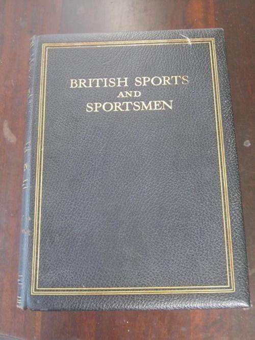 British Sports and Sportsman, Sportsmen of the Past 2 vol set Full leather Royal Edition no 55/100