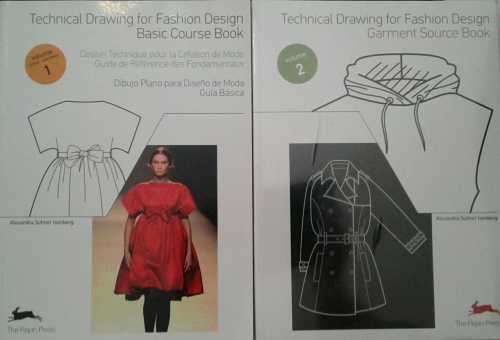 Technical Drawing for Fashion Design Basic Course Book 2 volumes by A S Isenberg