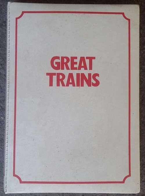 Great Trains complete in vinyl binder published by New English Library circa 1970`s