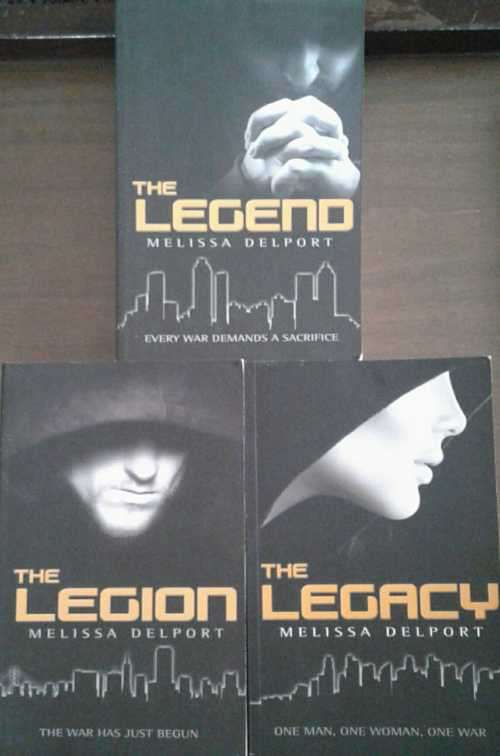 The Legacy, The Legion, The Legend by Melissa Delport 3 vols as new **SIGNED COPIES**