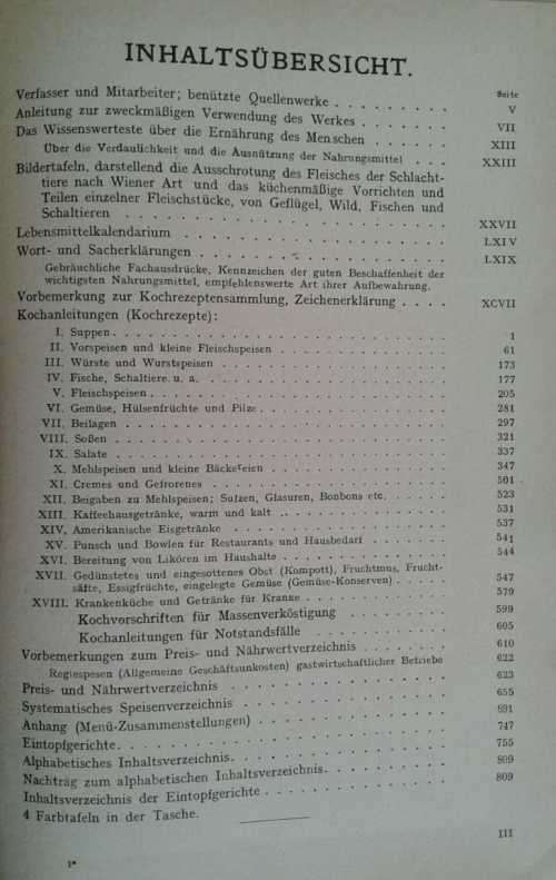 Wiener KucheSammlung Von Kochrezepten by Olga and Adolf Hess circa 1930s