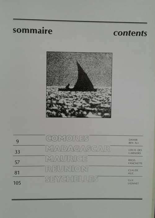 Ocean Indien, Comores, Madagascar, Maurice, Reunion, Seychelles published 1987