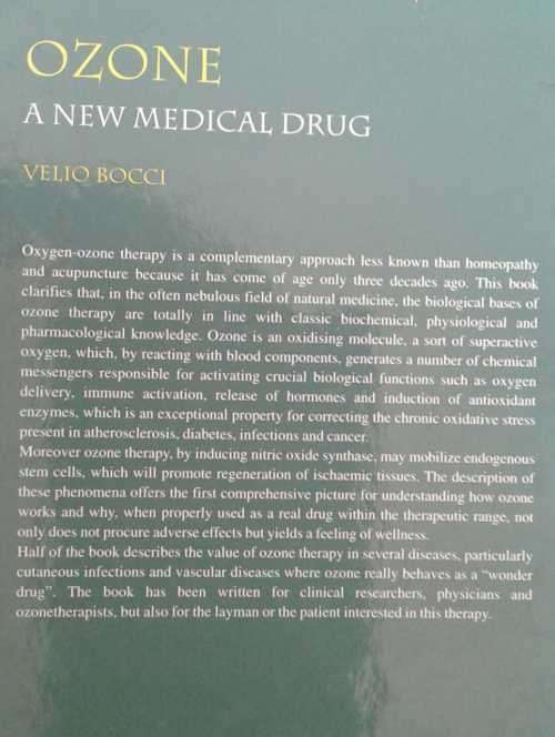 Ozone, A New Medical Drug by Velio Bocci