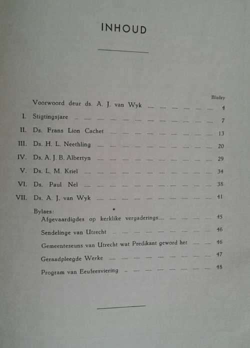 Eeufeesgedenkboek van die Gemeente Utrecht 1854-1954 deur Ds F G M du Toit