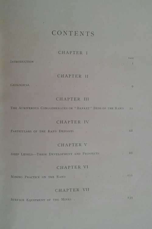 The Gold Mines of the Rand by Frederick Hatch & J Chalmers published 1895