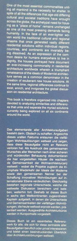 World Atlas of Contemporary Houses, International Houses Atlas by C C M Mathewson