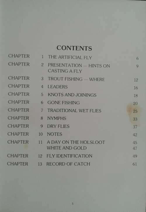 Flies and Flyfishing in South Africa by Jack Blackman **Signed Copy **